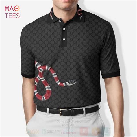 gucci snake t shirt mens|gucci snake and bee polo.